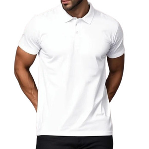Camiseta Blanca de Algodón Puro para Hombre, con Mangas Cortas Transpirables, Estilo Liso para Campañas de Verano - Product Image 3