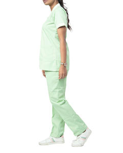 Conjuntos de Uniformes Médicos de Alto Rendimiento para Enfermeras, Uniformes Clínicos Personalizados Unisex de Poliéster y Spandex de Manga Corta para Hospital - Product Image 6