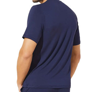 Econex Sports OEM Best Selling Solid Color Knitted Cotton <b>Twin</b> <b>Set</b> Mens 2PC Shorts T-Shirt Quick Dry Casual Summer 220g Digital - Product Image 3