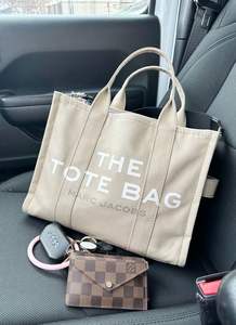 Sac fourre-tout de haute qualité pour les courses au supermarché, la plage, sac à main en toile de coton de qualité supérieure, tendance, tissu blanc - Product Image 6