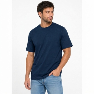 T-shirt oversize à épaules tombantes en coton doux, coupe ample, style streetwear décontracté - Product Image 4