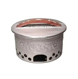 Casserole de cuisine de couleur argent durable et élégante avec couvercle conçue pour un usage professionnel dans les hôtels, les mariages et la restauration d'événements - Product Image 6