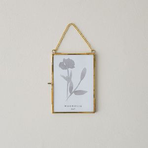 กรอบรูปทรงสี่เหลี่ยมแนวนอนพร้อมริบบิ้นสีเขียวสำหรับตกแต่งแขวน - Product Image 4