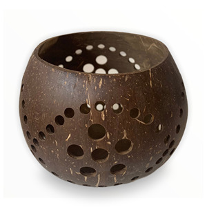 Geometric pattern candle <b>holder</b> containers tabletop decor centerpiece coconut <b>tea</b> <b>light</b> <b>holders</b> - Product Image 4