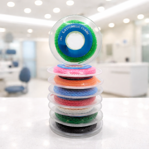 Chaînes Élastomères Orthodontiques Manuelles Classe I Fermées Courtes Longues à Espacement Varié, Élastiques pour Appareils Dentaires, Sans Latex, Multicolores, Origine Telangana - Product Image 2