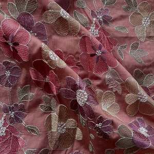Malty embroidery <b>fabric</b> textile <b>fabrics</b> lace <b>fabric</b> organza <b>fabric</b> for fashion brands apparel sourcing wholesale bulk export buy - Product Image 2