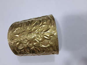 Pulseras y brazaletes de latón de moda para colecciones de joyería de dama de moda de puños de latón al por mayor de India a granel - Product Image 3