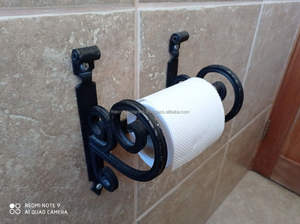 Porte-mouchoirs mural en fer de qualité supérieure, conçu pour une performance durable et une organisation élégante de la salle de bain - Product Image 3