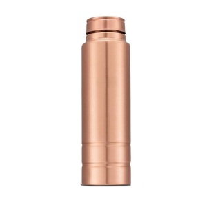 Prime Quality <b>Copper</b> <b>Bottle</b> Glossy Finish Screw Cap Leak-Proof <b>Drinking</b> Ayurvedic GYM Fitness Sports Outdoor Travel <b>Bottles</b> - Product Image 3