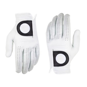 Guantes de golf de diseño de fabricante Cabretta cuero hombres mujeres mano izquierda derecha Cabretta cuero guante de golf - Product Image 1