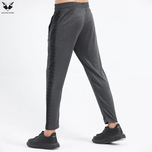 2026 Newest Gray Color Best Soft Touch Fabric Men's Fitness <b>Trousers</b>, Lightweight OEM Service Best Design Gym Wear Pant - Product Image 3