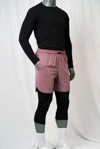 Wholesale Men's Halal Quick Dry Swim Shorts Custom Logo Solid Color High Street Activewear Cover Awrah Shorts Sunni - Product Image 4