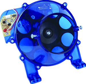 ช่องใส่เหรียญและตัวดันเหรียญ FUNTIME FT-CH สีน้ำเงิน ทำจากพลาสติกและโลหะ สำหรับตู้จำหน่ายสินค้าอัตโนมัติและเกมส์ 110/220V ปลั๊กแบบ US สำหรับศูนย์เกมส์ - Product Image 1