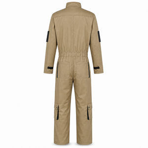 Combinaison de travail professionnelle pour mécanicien, multi-poches, poignets ajustables, respirante, détection des aiguilles, en sergé de polycoton, pour l'automobile - Product Image 3