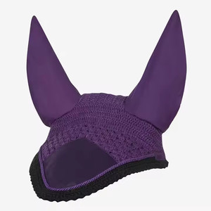 2025 Oem Wholesale Factory Cheap Horse <b>Fly</b> Veil Horse Care Silent Ear <b>Net</b> Bonnet Horse Equipment - Product Image 2