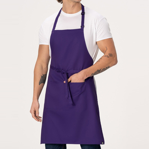 Long <b>Waterproof</b> Kitchen Cooking <b>Apron</b> Industrial Grade Heavy Duty Workwear Chef <b>Aprons</b> Adjustable Waist Bib <b>Apron</b> - Product Image 4