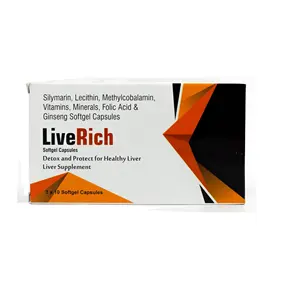 Premium Quality with Private Labeling Silymarin Lecithin Methylcobalamine Vitamins Minerals Folic Acid for Better Liver Health.