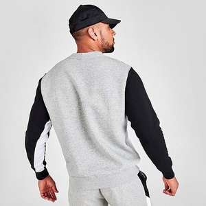 Conjuntos de Sudadera con Capucha y Pantalones Cortos de Bloques de Color Personalizados al por Mayor para Hombre, 2 Piezas, Conjuntos de Chándal con Bordado - Product Image 3