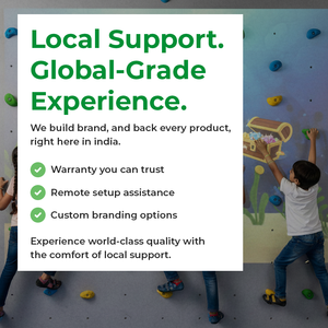 Mur d'escalade interactif pour enfants |   Jeu de terrain de jeu intérieur |   ABS et gonflables |   8 pieds x 6 pieds |   Eshark INEK00016 - Product Image 6