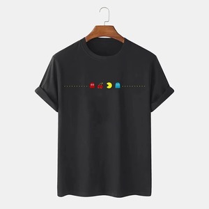 Camiseta de Marca Privada con Hombros Caídos, Corte Recto y Bajo sin Rematar |   Fabricante de Ropa Urbana en Pakistán, Camisetas Cortas para Hombre - Product Image 3