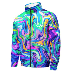 Conjunto deportivo de dos piezas de algodón y poliéster de talla grande, de la mejor calidad, para sublimación, en blanco, para la venta. - Product Image 3