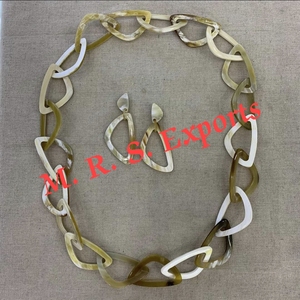Meilleure qualité plaqué corne de buffle collier élégant bijoux mariages fêtes forte demande prix de gros M. R. S. EXPORTATIONS - Product Image 5
