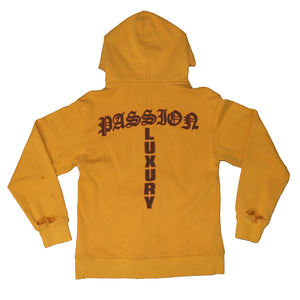 Sudadera con Capucha Premium de Algodón Grueso con Efecto Desgastado, Bordado Personalizado, Estilo Vintage Lavado, Ropa Urbana para Hombre, Invierno - Product Image 2
