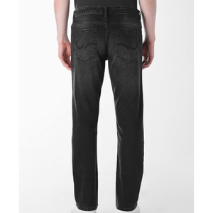 <b>Men's</b> Straight Leg <b>Jeans</b> Mid Waist Medium Wash Denim Pants Casual Regular Fit Wholesale - Product Image 4