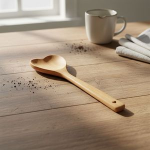 Natural Wooden <b>Spoon</b> Eco Friendly Kitchen Utensil Handmade Wood <b>Spoon</b> Cooking <b>Serving</b> <b>Spoon</b> for Home Kitchen Use - Product Image 3