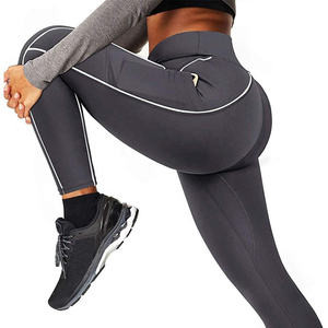 Leggings décontractés pour femmes, couleur unie, fabrication de qualité supérieure, prix de gros - Product Image 5