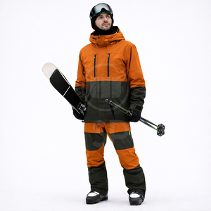 Conjunto de Esquí Personalizado de Moda 2026, Mono de Invierno Aislado, Impermeable, Transpirable, Talla Grande, Ecológico, Ropa de Esquí para Exteriores OEM - Product Image 1