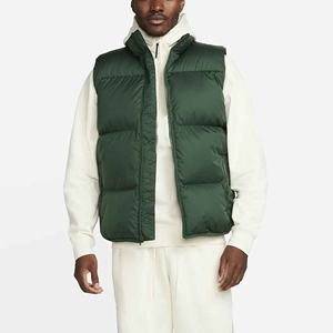Chaqueta sin mangas acolchada para hombre y mujer, impermeable, de poliéster/algodón, con cierre de cremallera, colección Otoño-Invierno 2026, de fabricante OEM económico. - Product Image 1