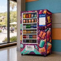 Máquina Expendedora Comercial de Aperitivos y Bebidas para Ubicaciones Exteriores con Marca Personalizada y Configuración Flexible