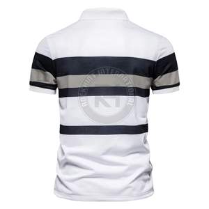 เสื้อโปโลผู้ชายพรีเมียม ผ้าฝ้าย น้ำหนักเบา ระบายอากาศได้ดี แขนสั้น เหมาะสำหรับใส่ทุกวัน ใส่ทำงาน และใส่ลำลอง - Product Image 5