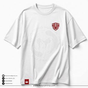 เสื้อยืดโอเวอร์ไซส์พรีเมียม OEM ผ้าฝ้าย 100% เป็นมิตรกับสิ่งแวดล้อม แห้งเร็ว พิมพ์ลายกราฟิก งานศิลปะสยองขวัญ พิมพ์ดิจิทัลตามสั่ง สตรีทแวร์สำหรับทุกเพศ - Product Image 3