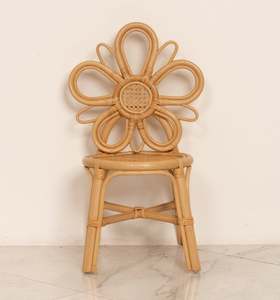 Encantadora Silla Infantil de Ratán, Silla Tejida a Mano, Silla de Descanso, Silla Decorativa para Sala de Juegos, Asiento Confortable - Product Image 1