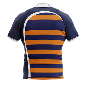 Camiseta de Rugby al por Mayor 100% Poliéster, Transpirable, de Secado Rápido, con Nombre y Número del Equipo Personalizados, Tallas para Adultos - Product Image 3