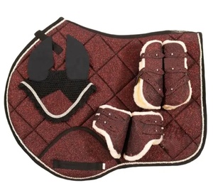 Mantilla de Salto para Caballo Más Vendida, Equipo Equino de Alta Venta con Orejeras, Campanas y Accesorios a Juego - Product Image 6