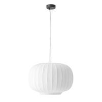 Lampe suspendue en soie toutes couleurs au design personnalisé, de forme ovale et carrée à la mode pour le salon, le restaurant et le bar.