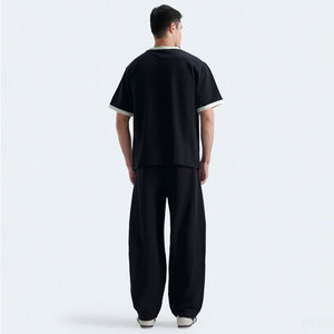 210 Gsm Oversize Regular Fit 100% Cotton O-Neck Solid Color Breathable Quick Dry Low-Price Wholesale Baggy Tee Sale - Product Image 2