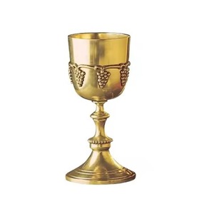 Modern Brass/Copper Classic <b>Goblet</b> Luxury <b>Wine</b> Drinking Cup 301-450ml for Restaurant Home Bar and Events - Product Image 3