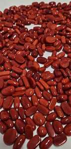 Coral rouge italien naturel, coupe ovale plate, meilleure qualité, meilleure couleur, pierre précieuse, pierre précieuse en vrac pour la création de bijoux - Product Image 1