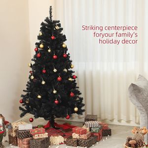 Albero di Natale Artificiale Non Illuminato Alto 1,8 m con 1000 Punte di Rami, Base in Acciaio ad Apertura Automatica per Decorazioni Natalizie Casa e Ufficio - Product Image 5