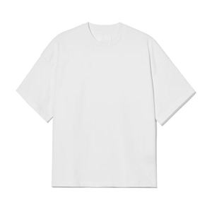 Wholesale Oversized Crop Boxy Fit Tshirt Spandex/Cotton 180gsm Men's <b>Drop</b> Shoulder Streetwear Eco-Friendly Breathable T-Shirts - Product Image 2