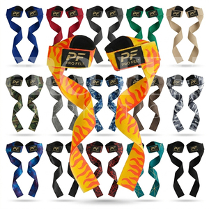 Correas de Levantamiento de Pesas de Nailon 100% de Alta Calidad, Correas Ajustables de Soporte para Muñecas para Gimnasio, Fisicoculturismo, Entrenamiento de Fuerza y Peso Muerto - Product Image 1