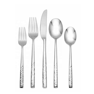 Ensemble de couverts en acier inoxydable de style traditionnel artisanal, poli miroir, vaisselle en stock, table à manger, ustensiles de cuisine, restaurant - Product Image 6