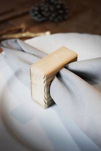 Custom Wooden Napkin <b>Rings</b> Laser Engraved <b>Name</b> Place Setting Table Decor Wedding Party Favor - Product Image 5