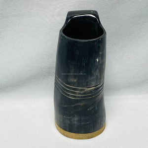Jarra de cuerno hecha a mano, taza tradicional vikinga para festivales y regalos al mejor precio - Product Image 6