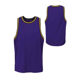 Nueva Camiseta de Baloncesto Personalizada para Hombre, de Secado Rápido, Corte Automatizado de Doble Cara, Servicio OEM, Uniformes Deportivos sin Mangas en Venta - Product Image 1