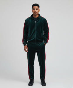 Chándal de Terciopelo 2026 con Logotipo Personalizado Bordado, Chándal de Velour de Alta Calidad, Precio al por Mayor OEM, Chándal para Hombre - Product Image 1